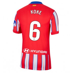 Atletico Madrid Koke #6 Hjemmebanetrøje 2024-25 Kort ærmer